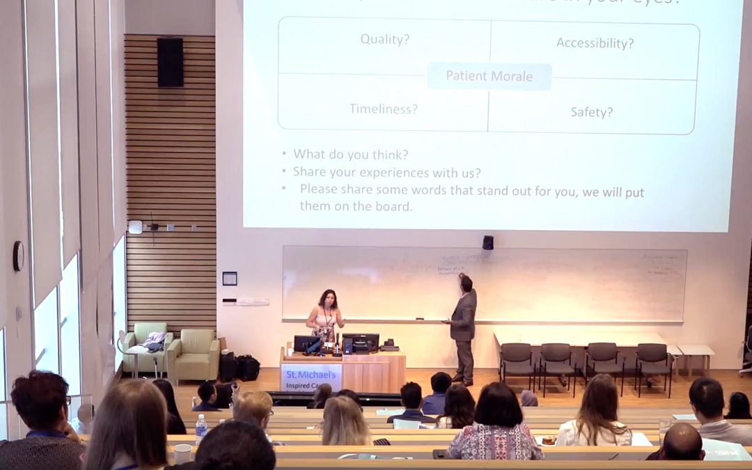 Full Keynote Speech in The University of Toronto Institute for Healthcare Improvement